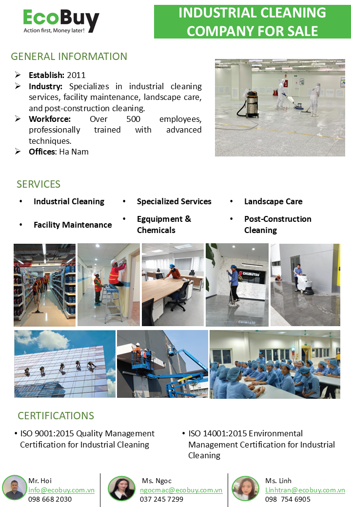 INDUSTRIAL CLEANING COMPANY