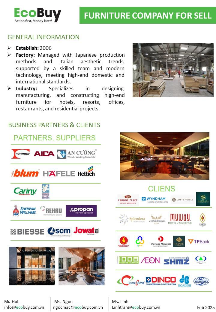 High-End Furniture Manufacturing Company